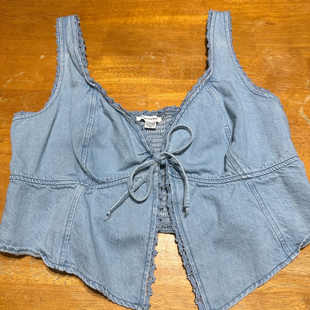 Denim Blue Women's Top